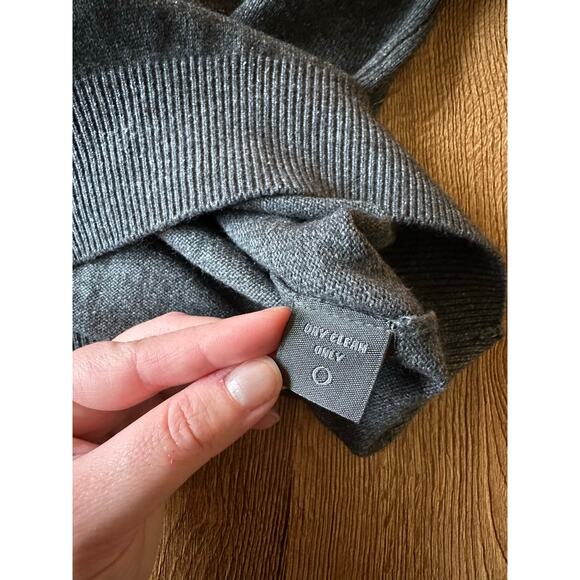 Lyle & Scott Scotland Silk & Cashmere Gray Sweater Size Large - Picture 3 of 6